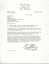 Letter from David Honig to Glenn Wolfe, April 20, 1989