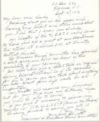 Letter from Julia Bennett to Septima P. Clark, September 27, 1976