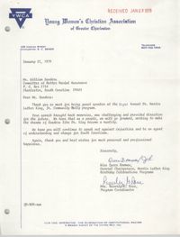 Letter from Queen Bowman and Beverly G. Rose, January 22, 1979