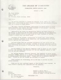 Letter from Maxine S. Martin to Karen Amrihine, January 5, 1979