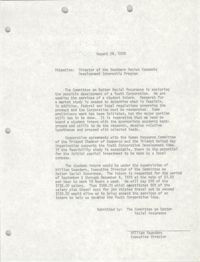 Letter from William Saunders, August 24, 1978