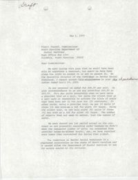 Letter from William Saunders to Virgil Conrad, May 1, 1979