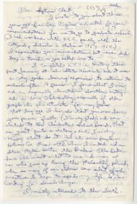 Letter from Harriet Tarzman to Septima P. Clark