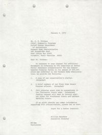 Letter from William Saunders to R. E. Pittman, January 9, 1979