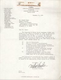 Letter from William Saunders to Donald Tudor, December 21, 1979