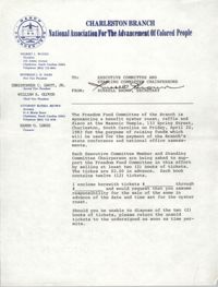 Memorandum, Russell Brown, Charleston Branch of the NAACP