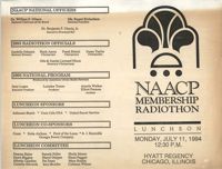 NAACP Membership Radiothon Luncheon, Flyer, July 11, 1994
