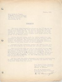 Letter from Lucia Brown and M. M. Wainwright to Edith S. Murray, March 1957