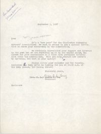 Letter from Louise J. Guy, September 1, 1967