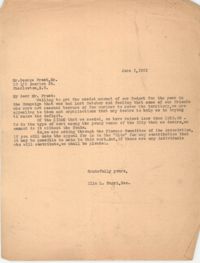 Letter from Ella L. Smyrl to George Frost, Sr., June 1, 1931