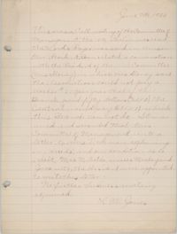 Minutes of the Committee of Management, Coming Street Y.W.C.A., June 7, 1925