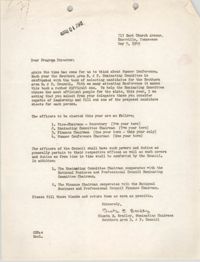 Letter from Cleota E. Bradley, May 9, 1949