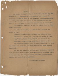 Minutes, Coming Street Y.W.C.A., May 10, 1920