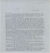 Letter from Gertrude Sanford Legendre, January 27, 1944