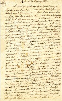 Letter from William Skirving to William Moultrie