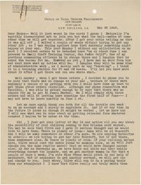 Letter from Armant Legendre, May 28, 1943