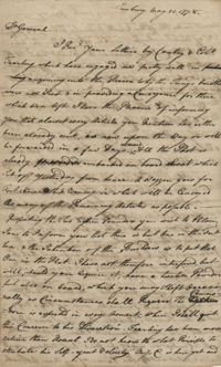 Letter from John F. Grimke to General Robert Howe, May 1778
