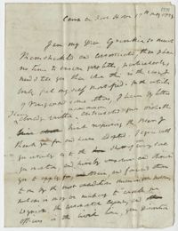 Letter from General Robert Howe to John F. Grimke, May 17, 1778
