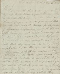 Letter written by Captain Joseph Warley, December 31, 1778
