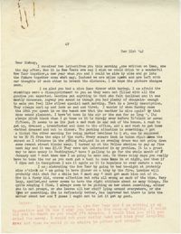 Letter from Gertrude Sanford Legendre, December 31, 1942