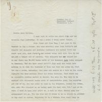 Letter from Gertrude Sanford Legendre, August 22, 1945