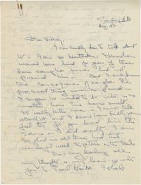Letter from Gertrude Sanford Legendre, August 18, 1942
