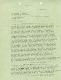 Letter from Sidney Jennings Legendre, March 10, 1945