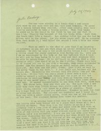 Letter from Sidney Jennings Legendre, July 14, 1944