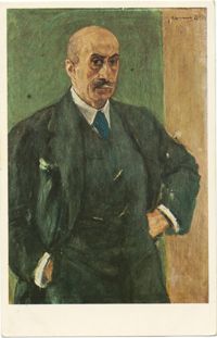 Liebermann, M. - Self-portrait / ליברמן, מ. - דיוקן עצמו