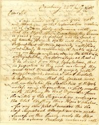 Letter from Samuel H. Parsons to Nathanael Greene