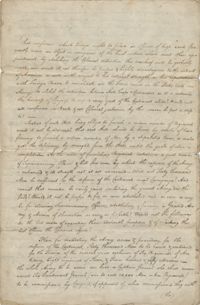 Letter from Colonel Roberts to General George Washington, Included copy of Washington's initial correspondence