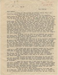 Letter from Gertrude Sanford Legendre, October 11, 1943