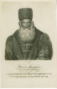 Marcus Benedict, Ober Landrabiner in Mähren
