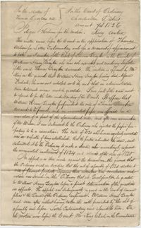 A copy of a decree in the Court of the Ordinary in Charleston, South Carolina, August 7, 1826