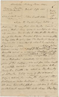Legal Grounds of Appeal for a court decision regarding the debt of the estate of Glen Drayton, February 1824