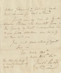 Letter from F. [Francis?] Pinckney to John F. Grimke