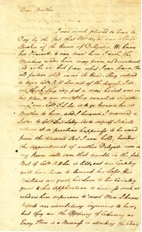 Letter from Mann Page, Jr. to John Page