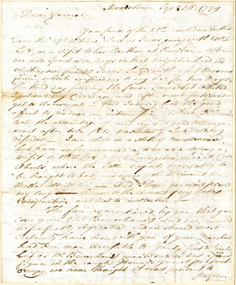 Letter From Abraham Lott To Nathanael Greene - Lowcountry Digital ...