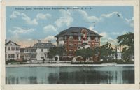 Colonial Lake, showing Baker Sanitorium, Charleston, S.C.