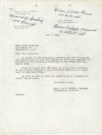 Letter from M. B. McNeil to Perry Seabrook, May 7, 1952