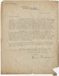 Letter from the Office of Robert Shaw Wilkinson, January 11, 1922