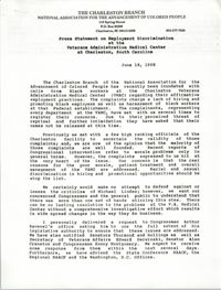 Press Statement, National Association for the Advancement of Colored People, June 18, 1990