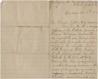Letter from Felicia Goodwin to Daniel Sinkler, February 11, 1913