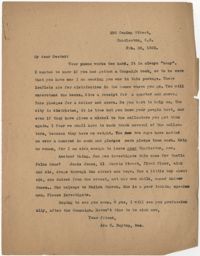 Letter from Ada C. Baytop, February 28, 1923