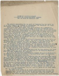 Coming Street Y.W.C.A. Report for September 1919