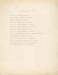 Committee of Management for 1938, Coming Street Y.W.C.A.