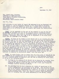 Letter from Mrs. John C. Hawk to Mrs. Joseph King, November 27, 1967