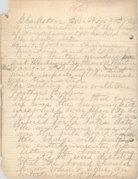 Minutes, Coming Street Y.W.C.A., November 22, 1921