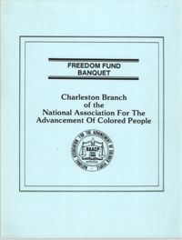 Flyers, 1990 Freedom Fund Banquet, Charleston Branch of the NAACP