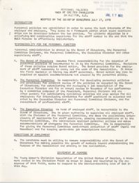 Personnel Policies, Y.W.C.A. of Greater Charleston, July 17, 1972